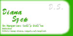 diana szep business card